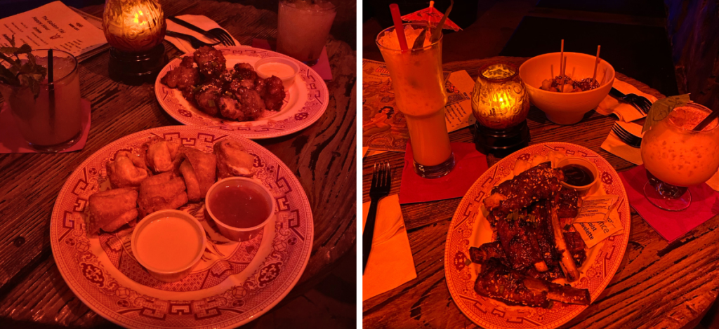 Golden Tiki Review - Food